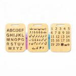 Wooden English & Urdu Tracing Boards (Set of 3)